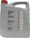 Nissan "Motor Oil 5W-40".